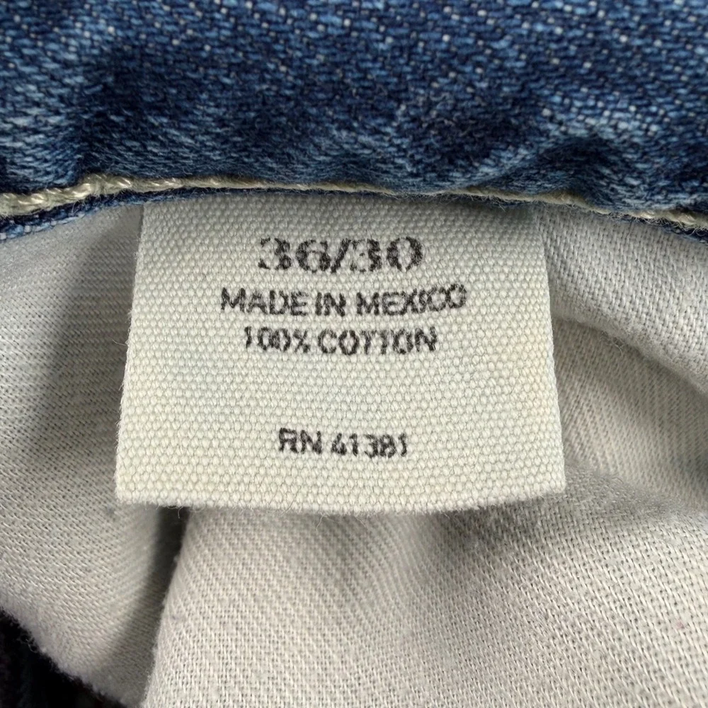 Polo Ralph Lauren Jeans Mens 36(38)x30 Blue Classic 867 Straight Leg Denim